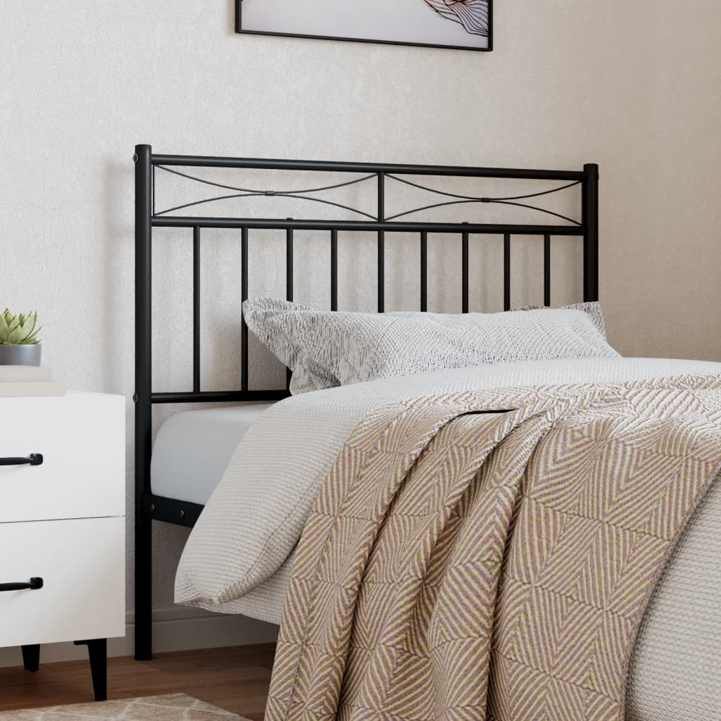 Tête de Lit Industrielle en Métal 140 cm-Noir-1-90 cm-La-Fabrique-Industrielle