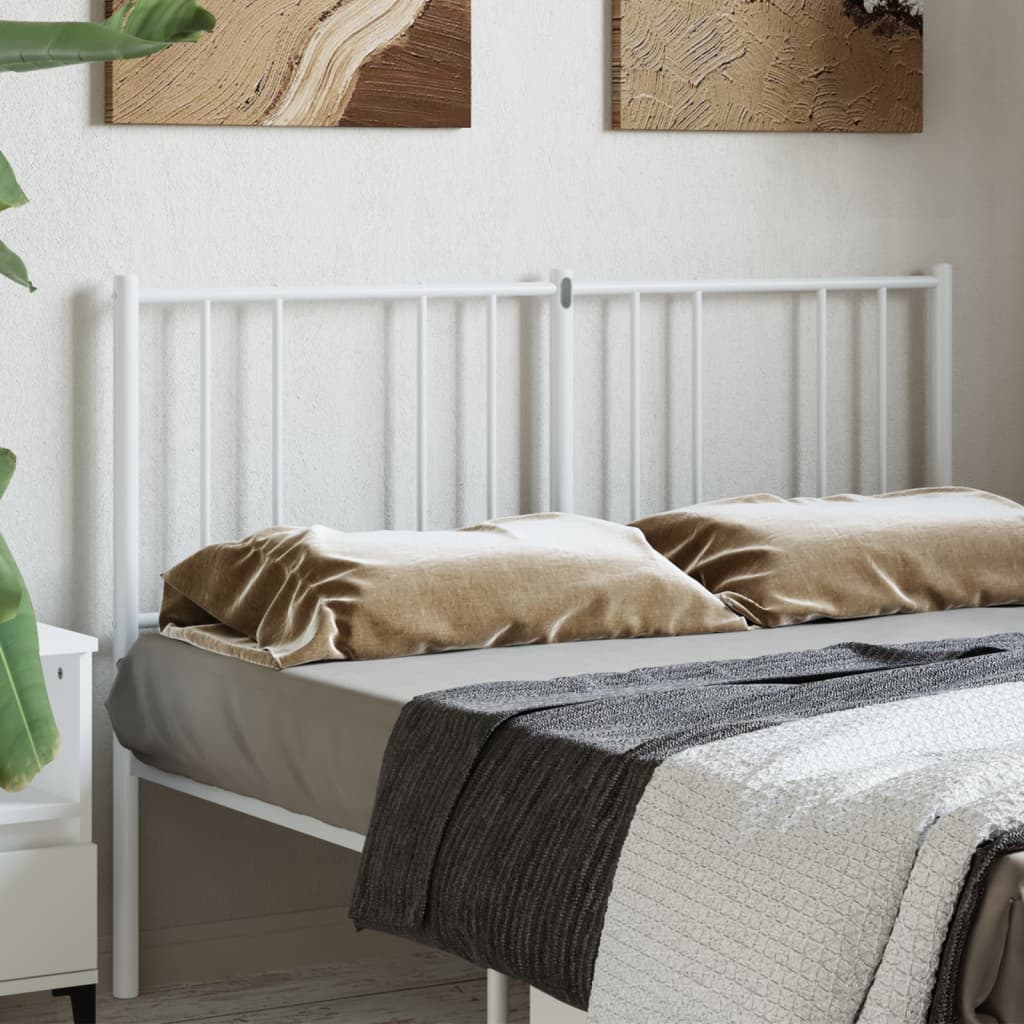 Tête de Lit Industrielle en Métal Blanc-Blanc-1-160 cm-La-Fabrique-Industrielle