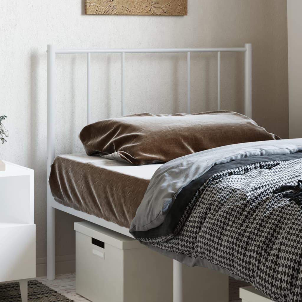 Tête de Lit Industrielle en Métal Blanc-Blanc-1-80 cm-La-Fabrique-Industrielle