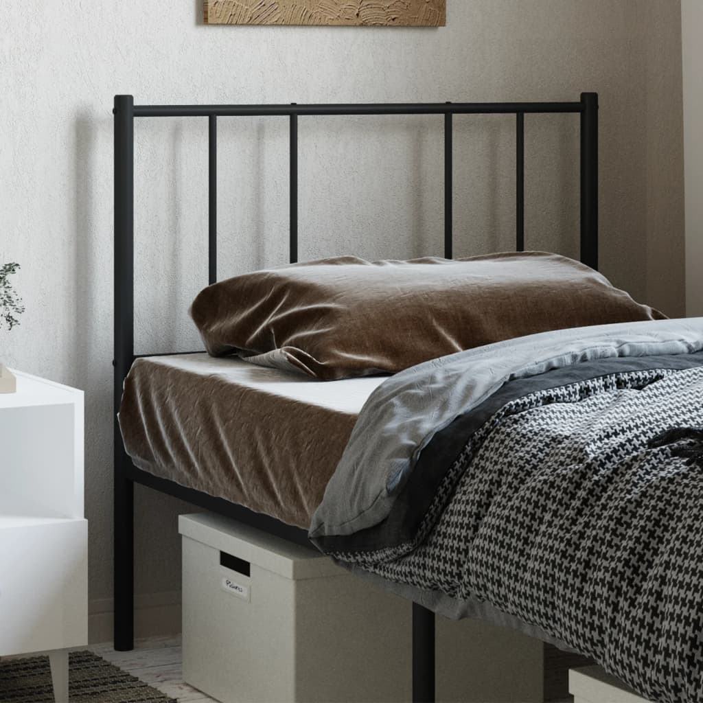 Tête de Lit Industrielle en Métal Blanc-Noir-1-80 cm-La-Fabrique-Industrielle