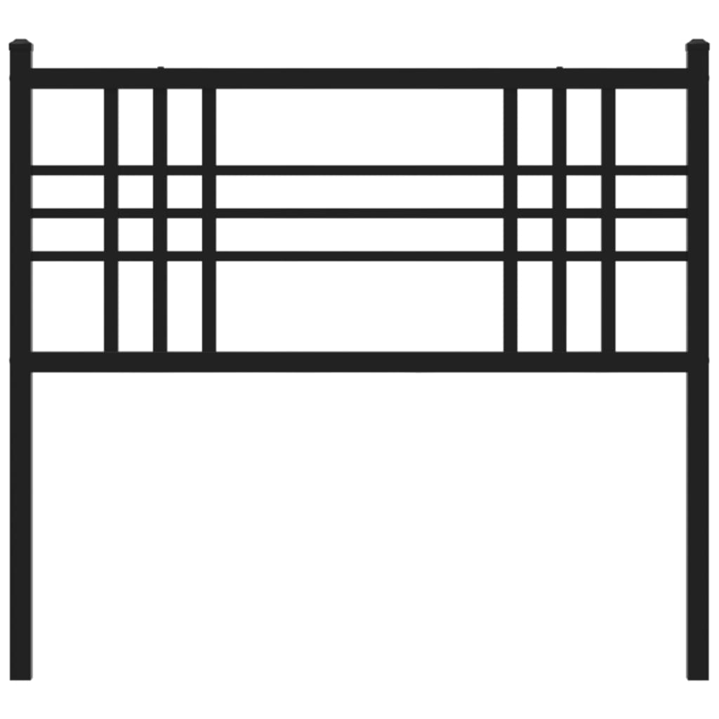Tête de Lit Industrielle en Métal Noir 90 Cm-La-Fabrique-Industrielle