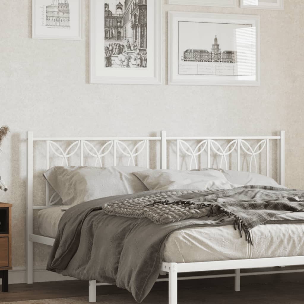 Tête de Lit Industrielle en Métal Noir-Blanc-1-180 cm-La-Fabrique-Industrielle
