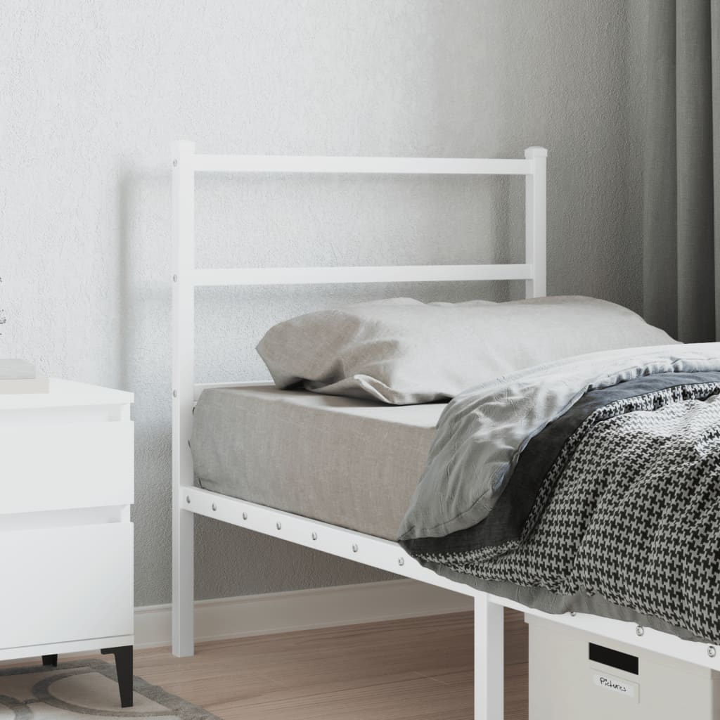 Tête de Lit Industrielle en Métal avec Barreaux-Blanc-1-80 cm-La-Fabrique-Industrielle