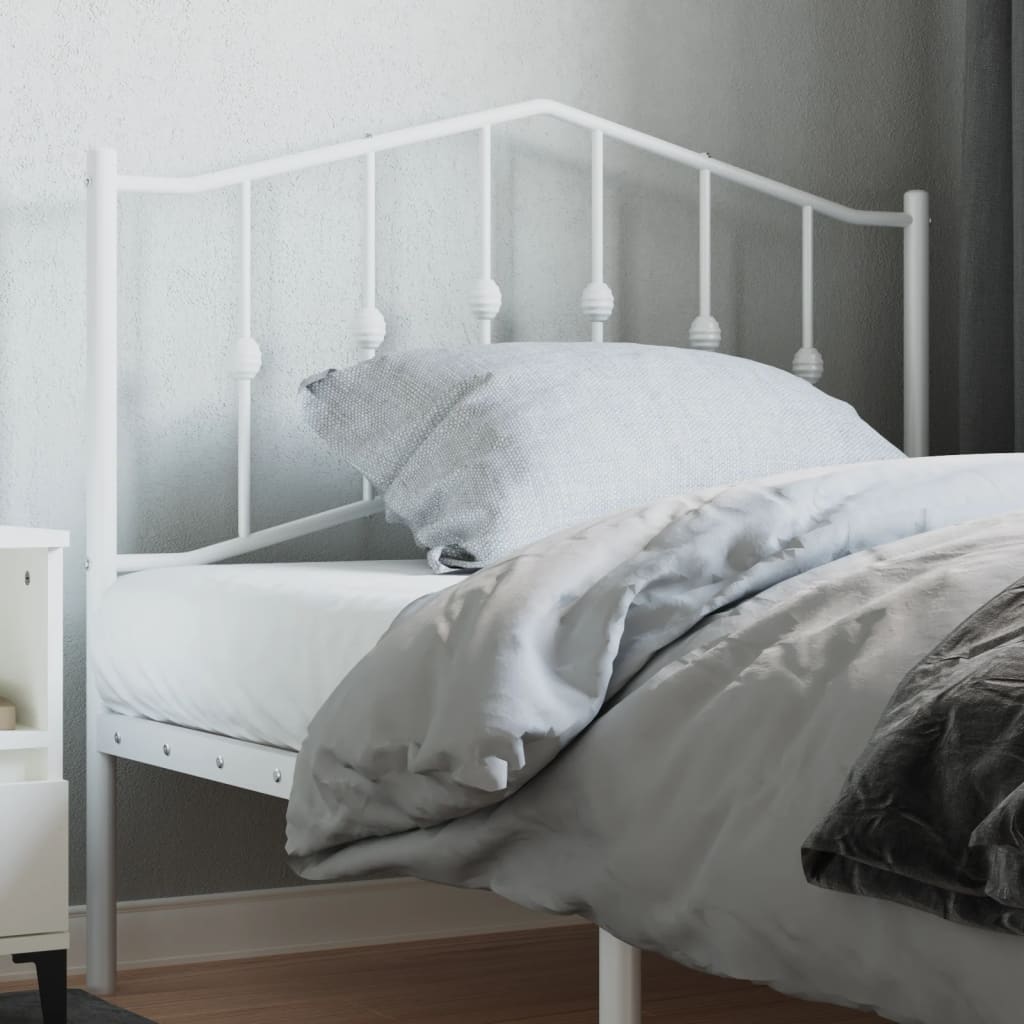 Tête de Lit Industrielle pour Sommier Métallique-Blanc-1-107 cm-La-Fabrique-Industrielle