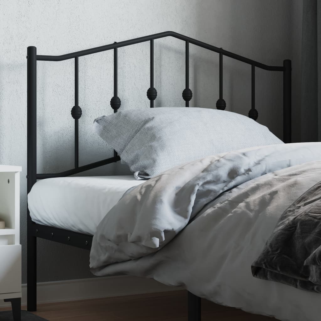 Tête de Lit Industrielle pour Sommier Métallique-Noir-1-107 cm-La-Fabrique-Industrielle
