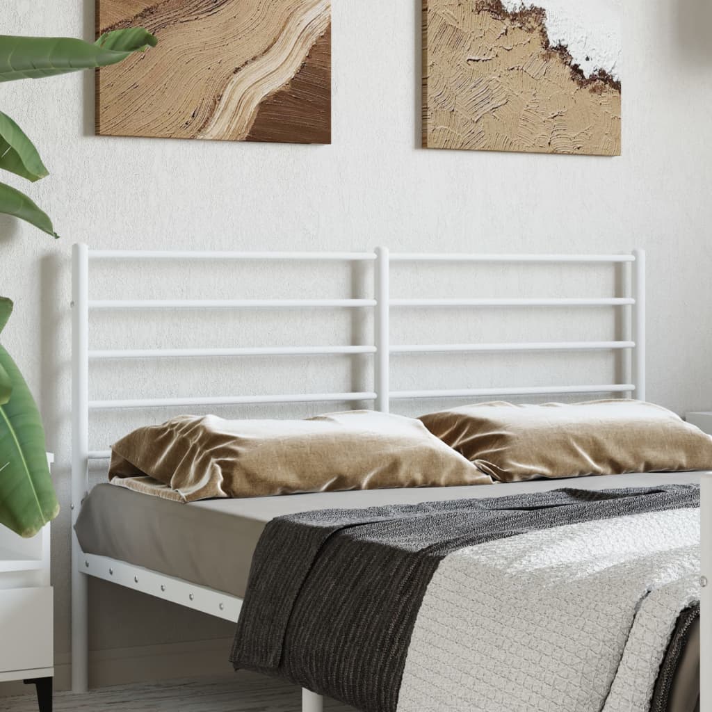Tête de Lit King en Acier Style Industriel-Blanc-1-120 cm-La-Fabrique-Industrielle