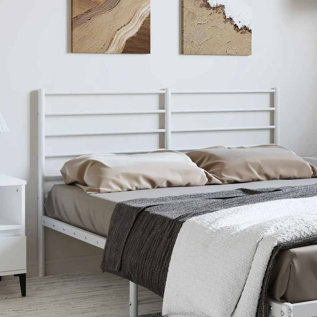 Tête de Lit King en Acier Style Industriel-Blanc-1-150 cm-La-Fabrique-Industrielle