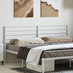 Tête de Lit King en Acier Style Industriel-Blanc-1-193 cm-La-Fabrique-Industrielle