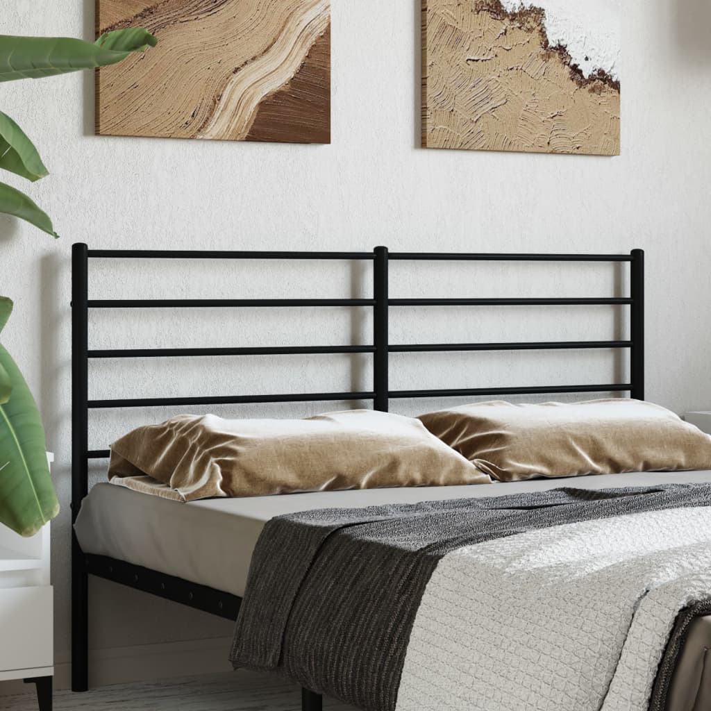 Tête de Lit King en Acier Style Industriel-Noir-1-120 cm-La-Fabrique-Industrielle