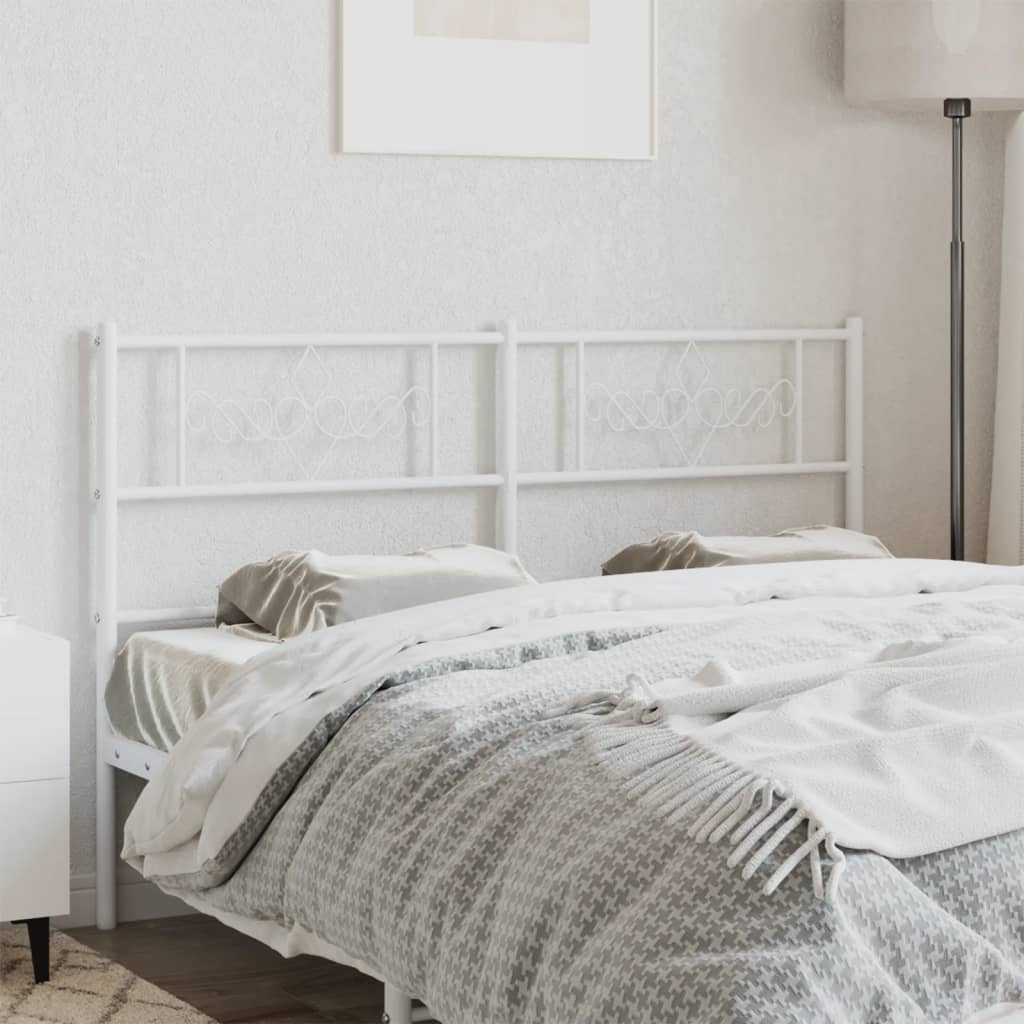 Tête de Lit Métal au Style Industriel-Blanc-1-140 cm-La-Fabrique-Industrielle