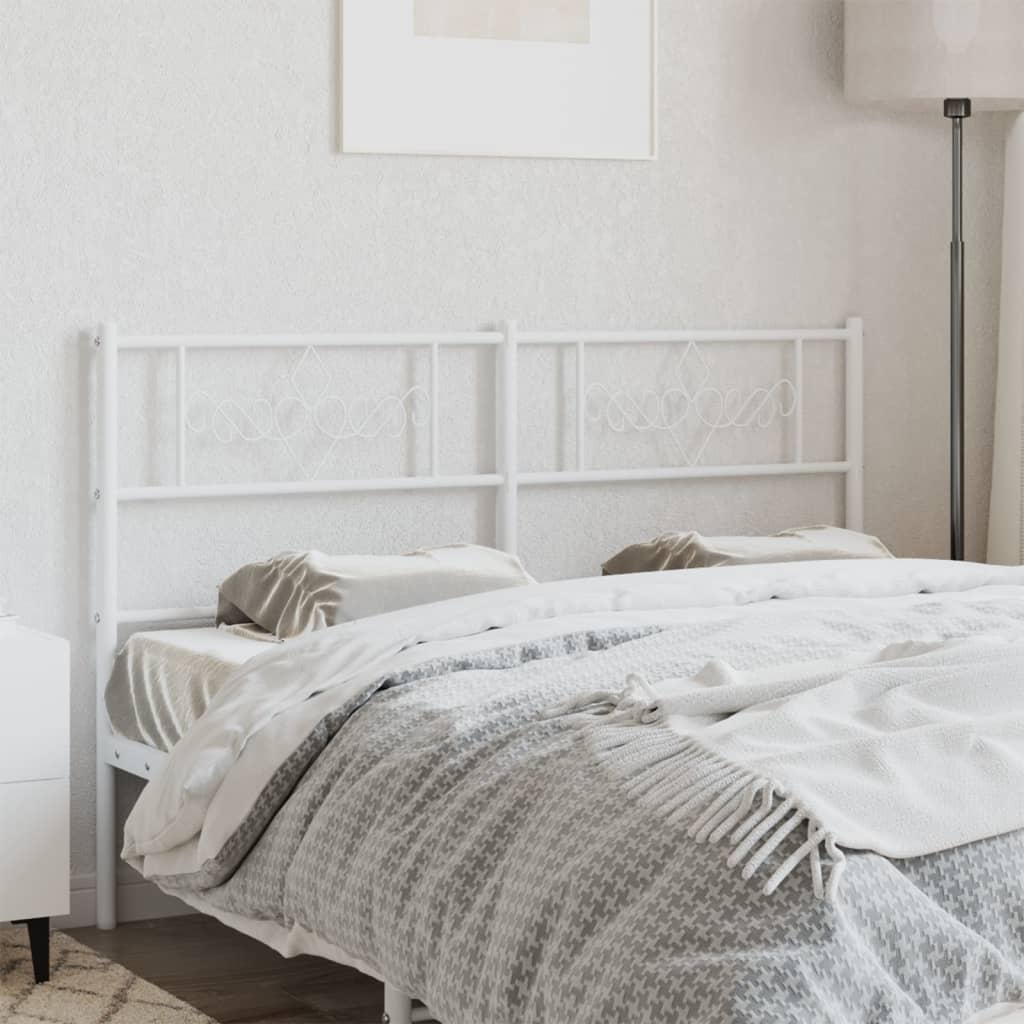 Tête de Lit Métal au Style Industriel-Blanc-1-150 cm-La-Fabrique-Industrielle