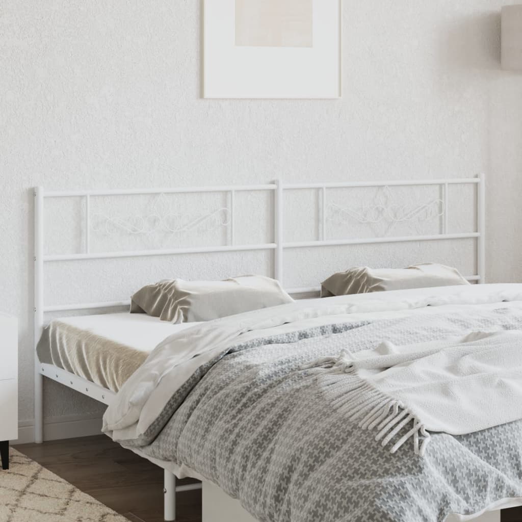 Tête de Lit Métal au Style Industriel-Blanc-1-180 cm-La-Fabrique-Industrielle