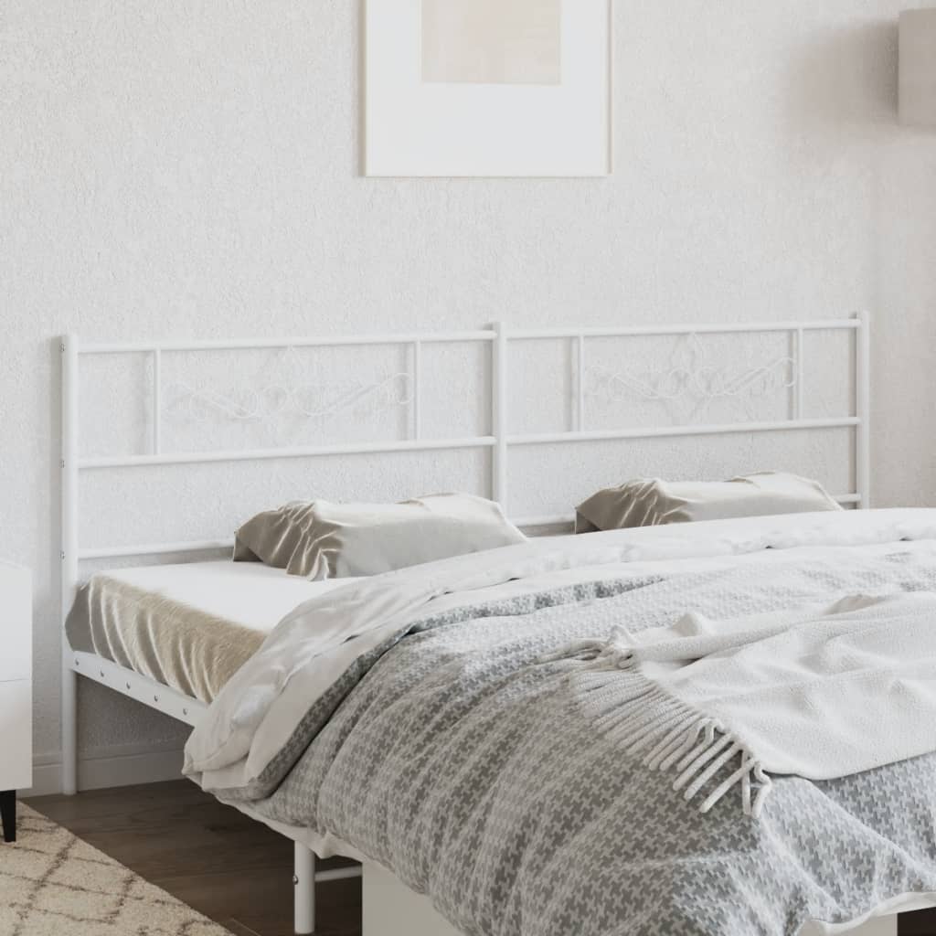 Tête de Lit Métal au Style Industriel-Blanc-1-193 cm-La-Fabrique-Industrielle