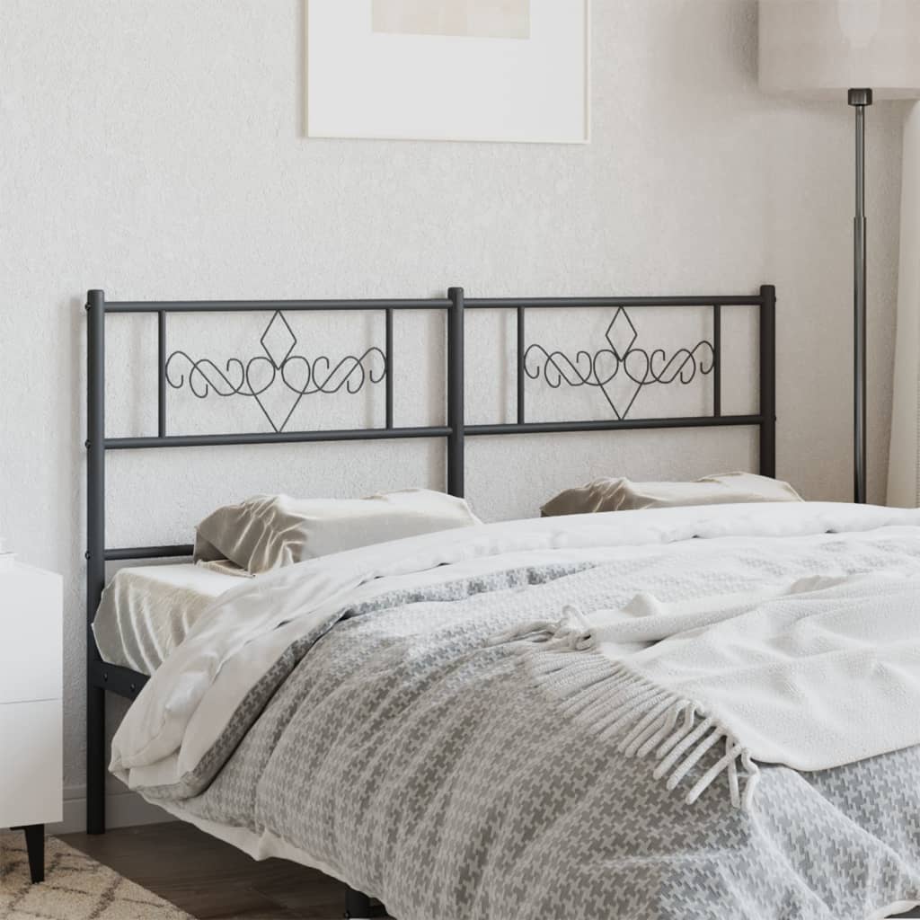 Tête de Lit Métal au Style Industriel-Noir-1-120 cm-La-Fabrique-Industrielle