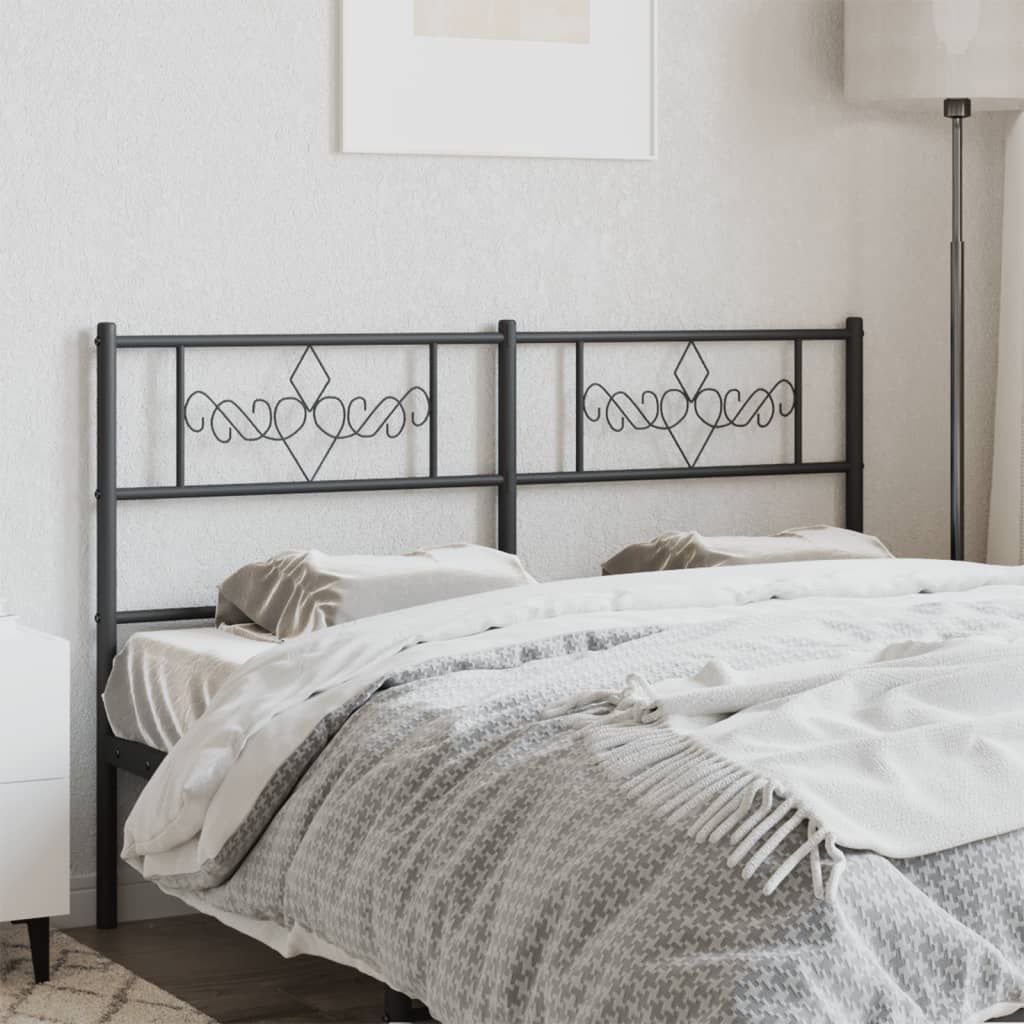 Tête de Lit Métal au Style Industriel-Noir-1-140 cm-La-Fabrique-Industrielle