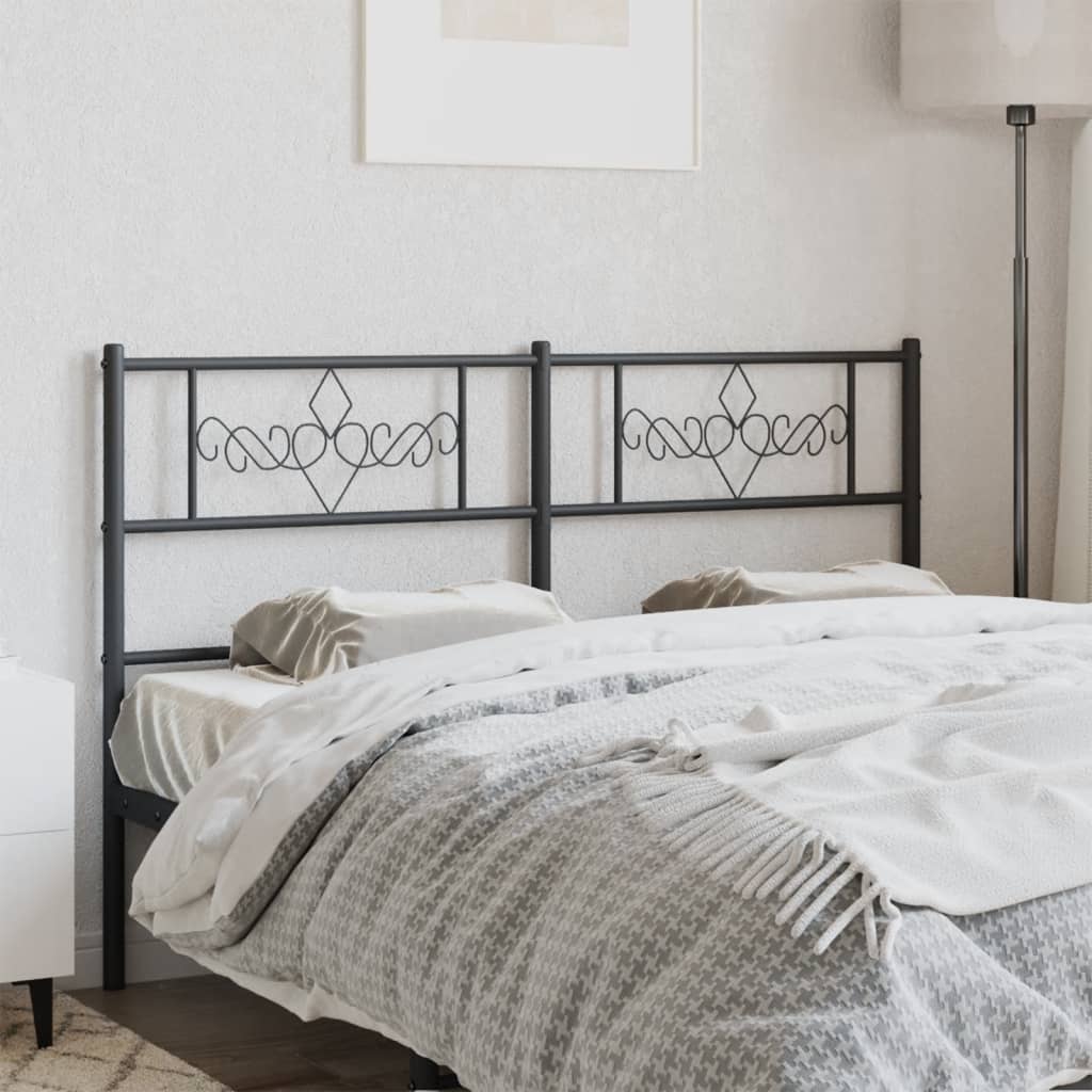 Tête de Lit Métal au Style Industriel-Noir-1-160 cm-La-Fabrique-Industrielle