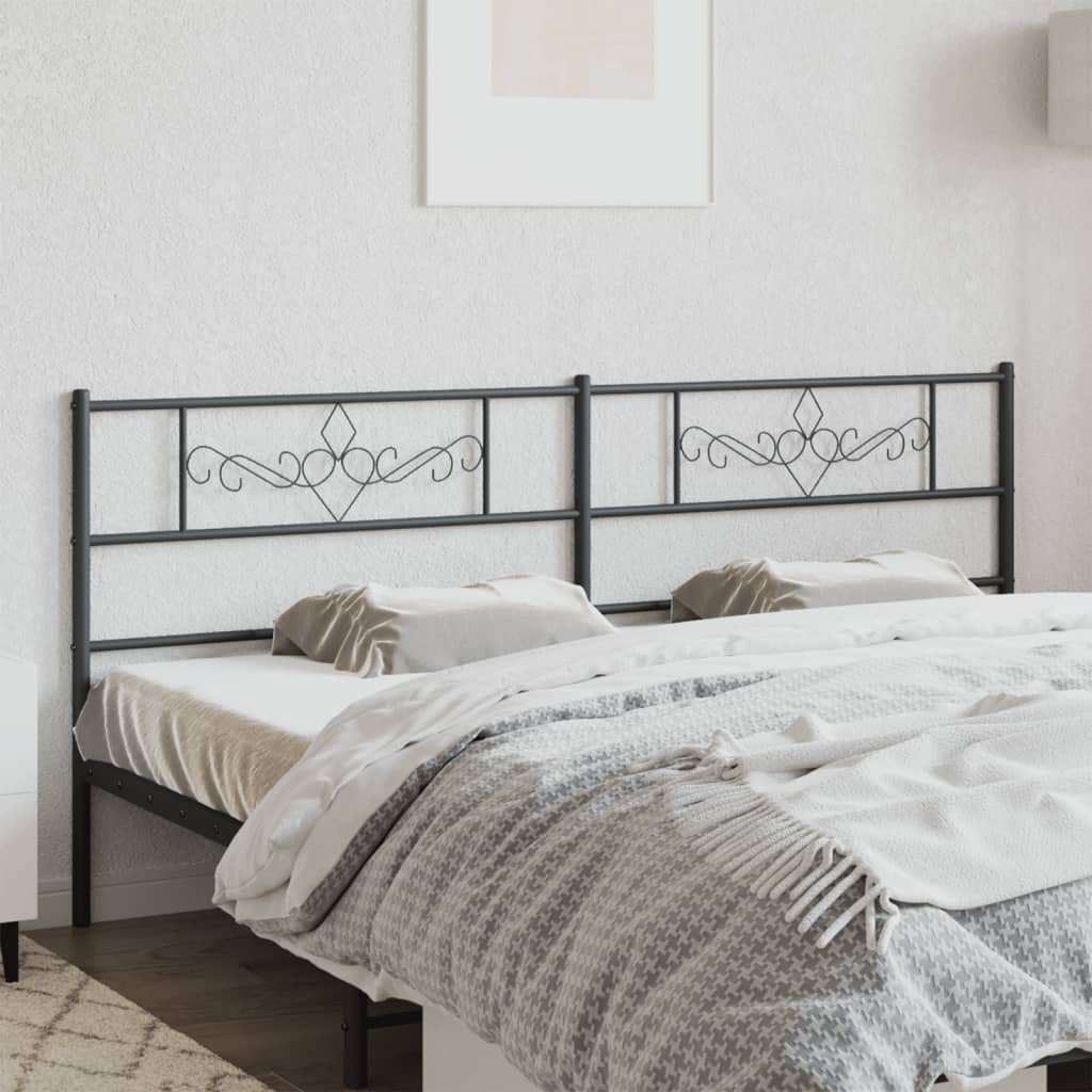 Tête de Lit Métal au Style Industriel-Noir-1-193 cm-La-Fabrique-Industrielle