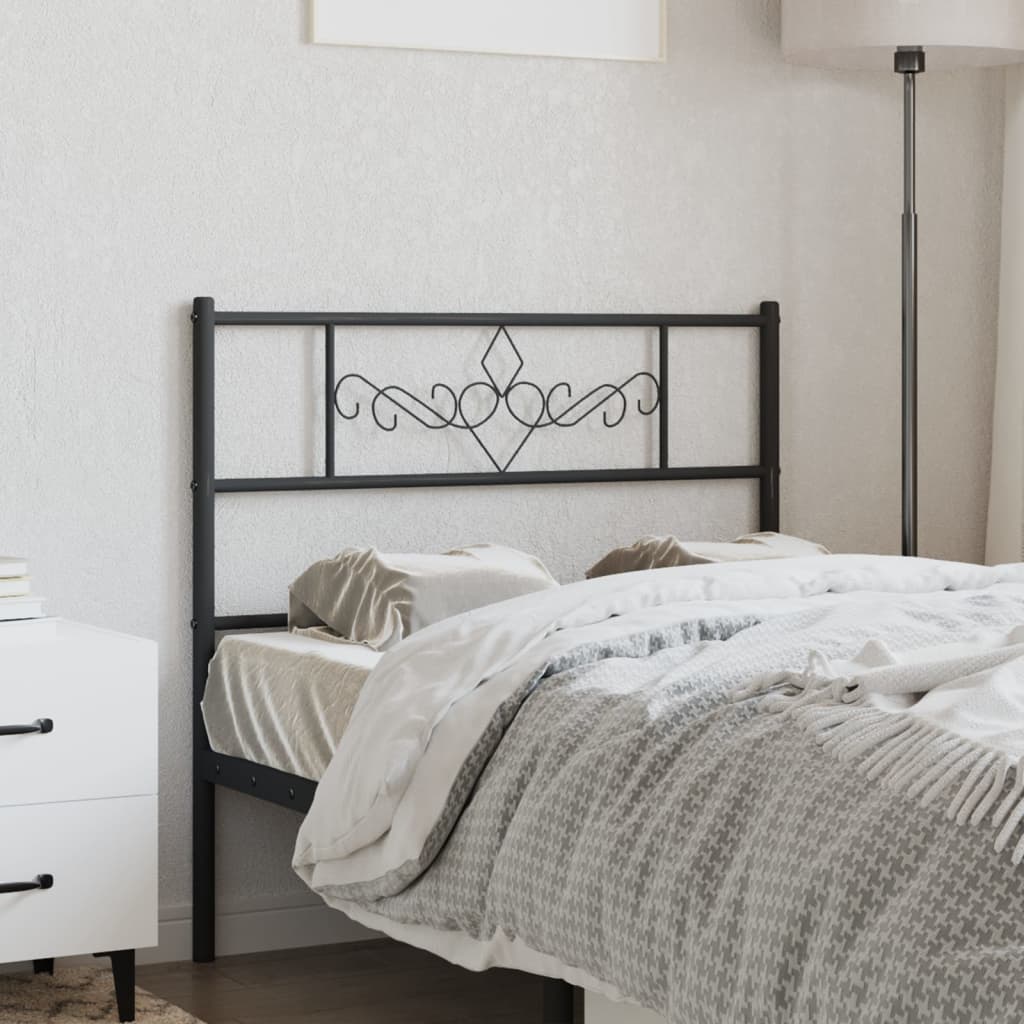 Tête de Lit Métal au Style Industriel-Noir-1-80 cm-La-Fabrique-Industrielle