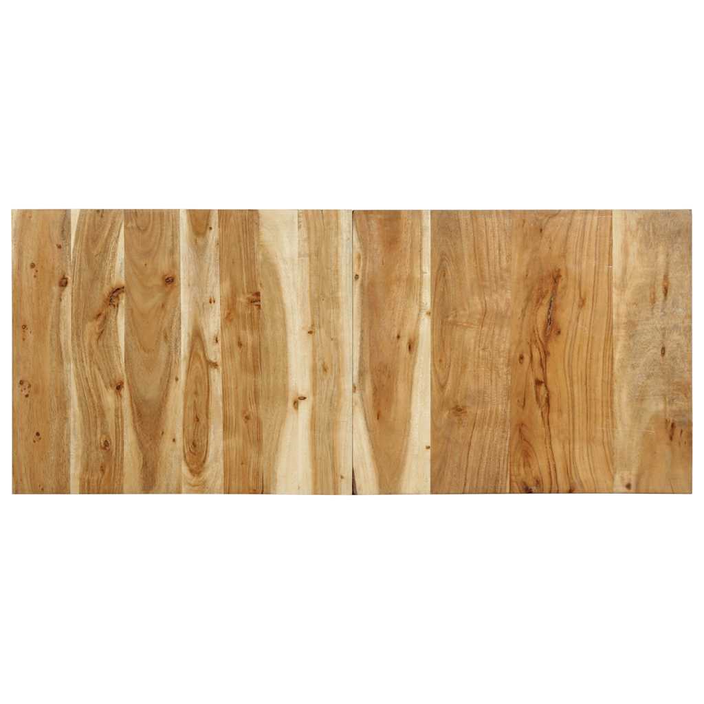 Tête de Lit en Bois Industriel Multicolore-Bois d'acacia massif-1-120 x 1.5 x 50 cm-La-Fabrique-Industrielle