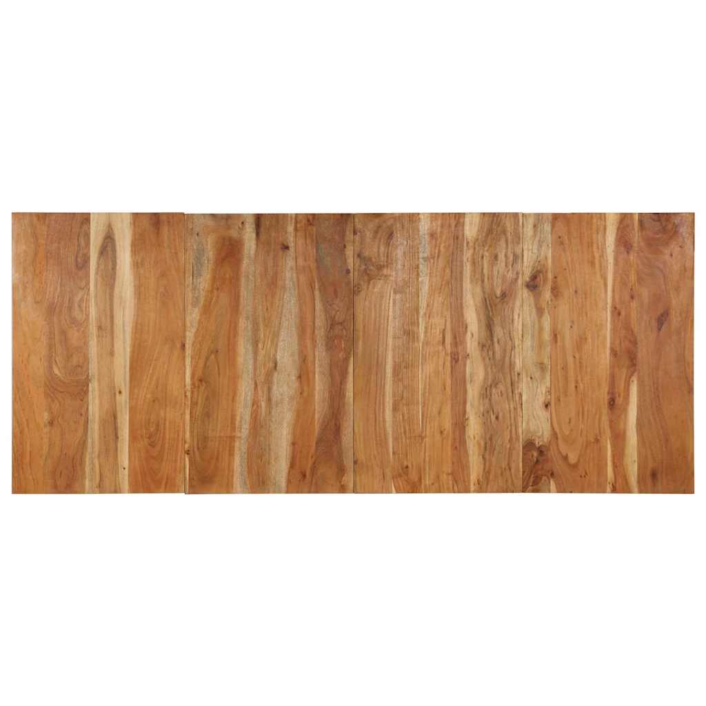 Tête de Lit en Bois Industriel Multicolore-Bois d'acacia massif-1-200 x 1.5 x 80 cm-La-Fabrique-Industrielle