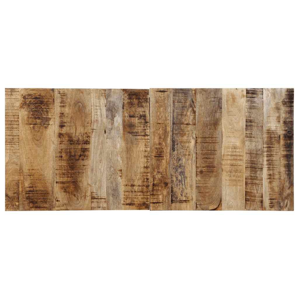 Tête de Lit en Bois Industriel Multicolore-Bois de manguier brut massif-1-120 x 1.5 x 50 cm-La-Fabrique-Industrielle