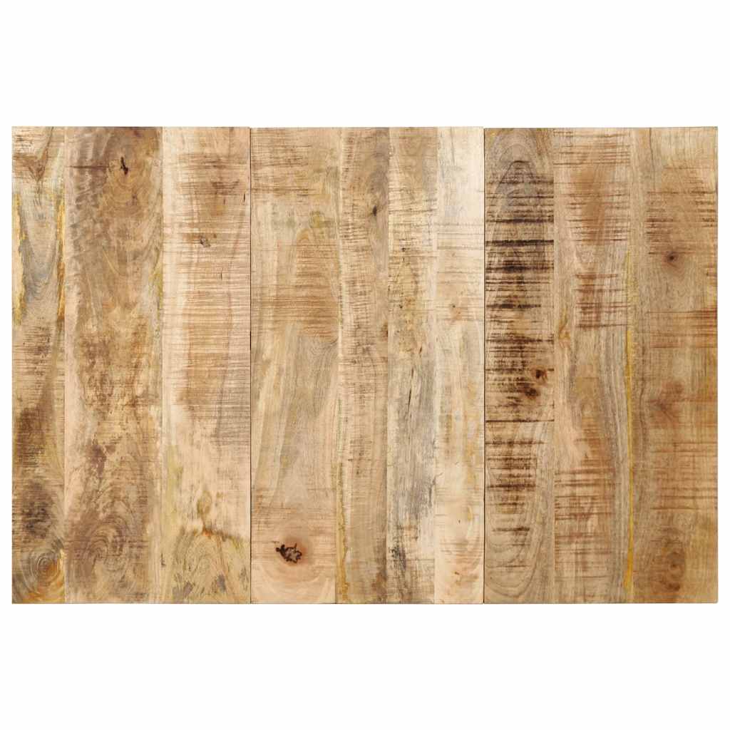 Tête de Lit en Bois Industriel Multicolore-Bois de manguier brut massif-1-120 x 1.5 x 80 cm-La-Fabrique-Industrielle