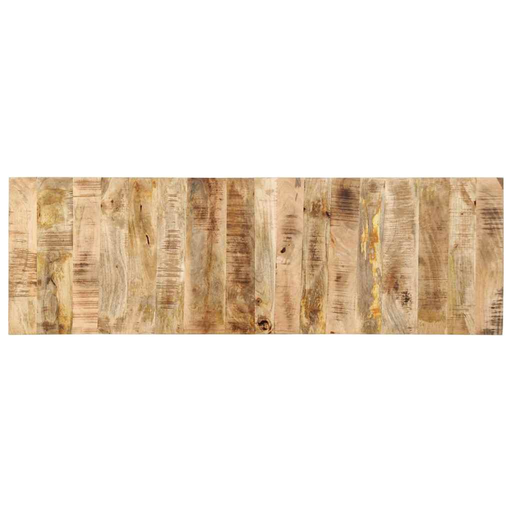 Tête de Lit en Bois Industriel Multicolore-Bois de manguier brut massif-1-160 x 1.5 x 50 cm-La-Fabrique-Industrielle