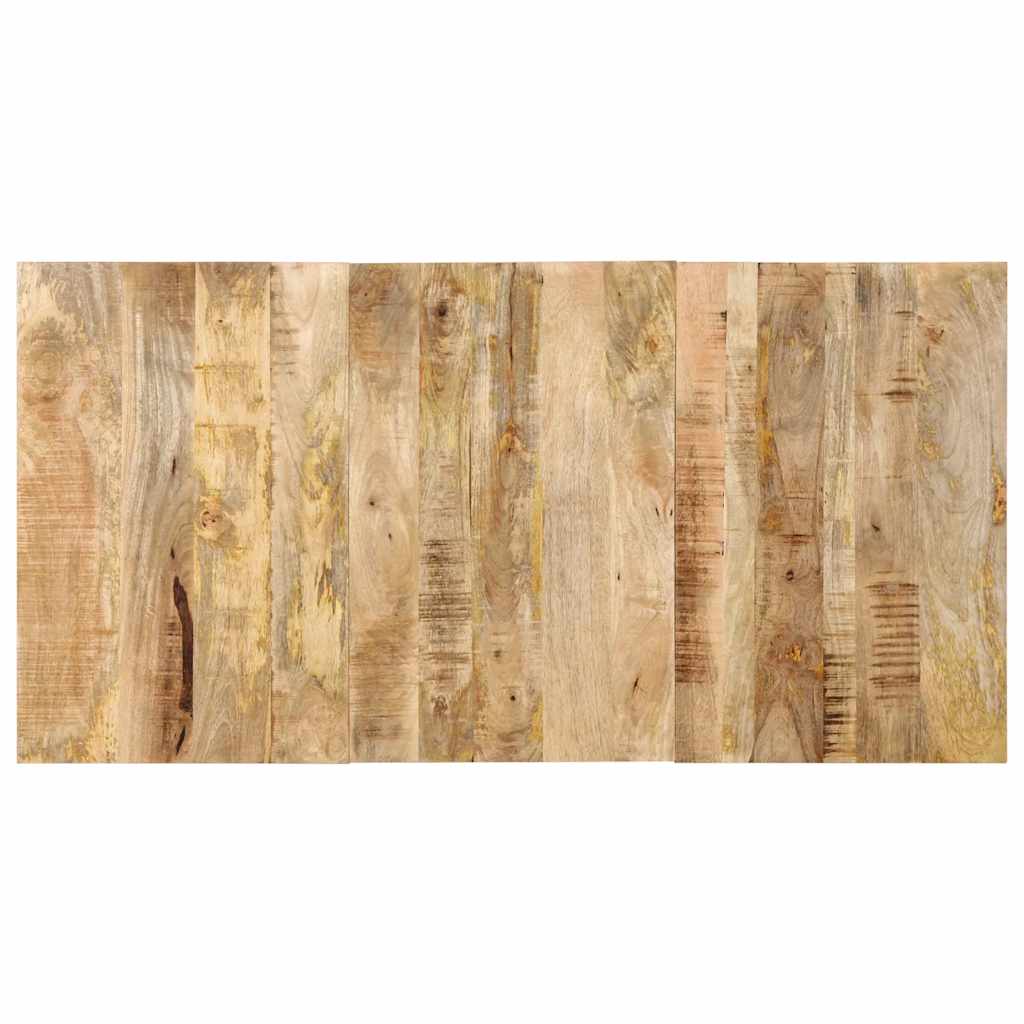 Tête de Lit en Bois Industriel Multicolore-Bois de manguier brut massif-1-160 x 1.5 x 80 cm-La-Fabrique-Industrielle