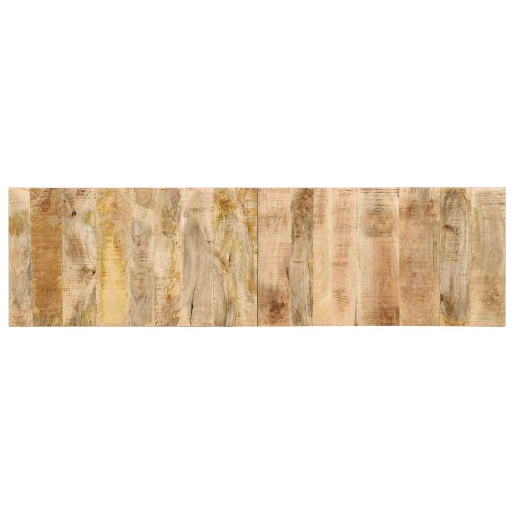 Tête de Lit en Bois Industriel Multicolore-Bois de manguier brut massif-1-180 x 1.5 x 50 cm-La-Fabrique-Industrielle