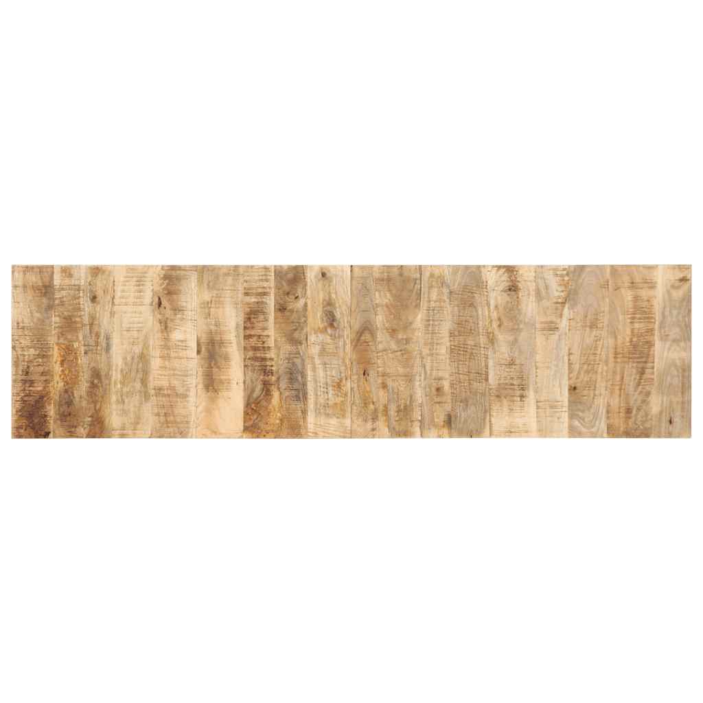 Tête de Lit en Bois Industriel Multicolore-Bois de manguier brut massif-1-200 x 1.5 x 50 cm-La-Fabrique-Industrielle