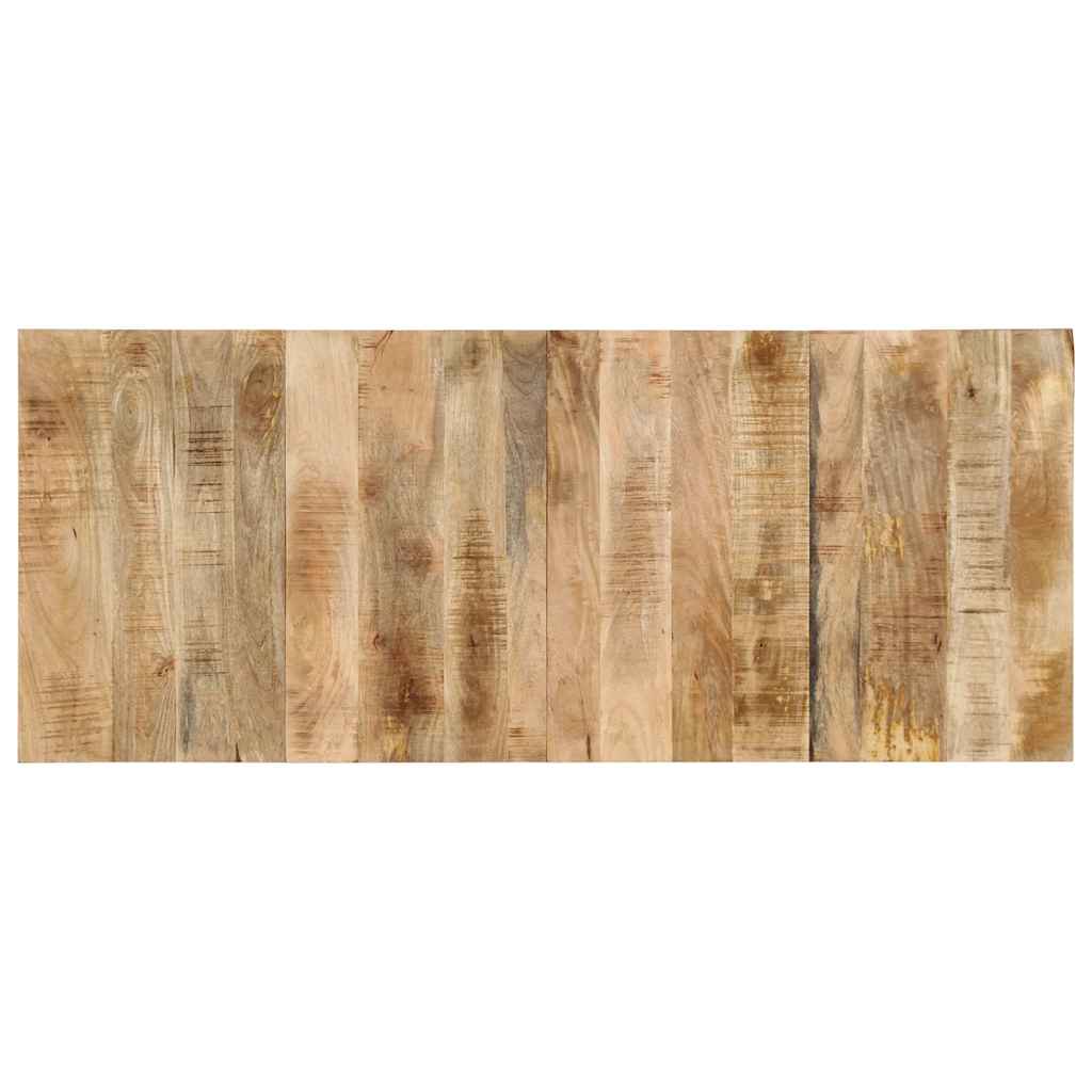 Tête de Lit en Bois Industriel Multicolore-Bois de manguier brut massif-1-200 x 1.5 x 80 cm-La-Fabrique-Industrielle
