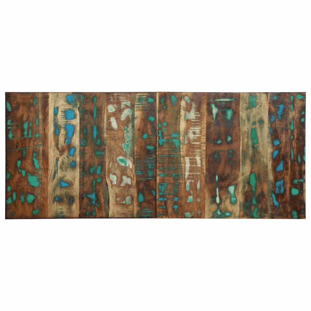 Tête de Lit en Bois Industriel Multicolore-bois de récupération massif-1-120 x 1.5 x 50 cm-La-Fabrique-Industrielle