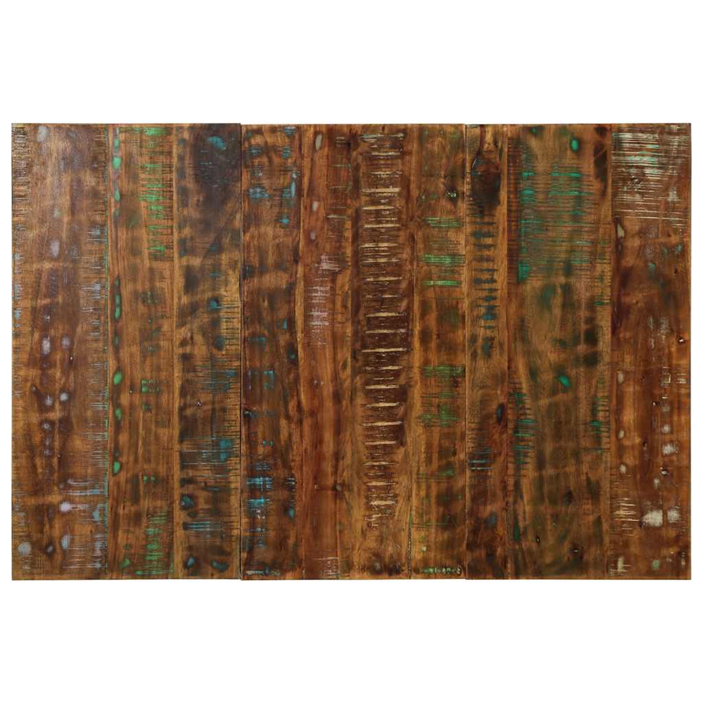 Tête de Lit en Bois Industriel Multicolore-bois de récupération massif-1-120 x 1.5 x 80 cm-La-Fabrique-Industrielle