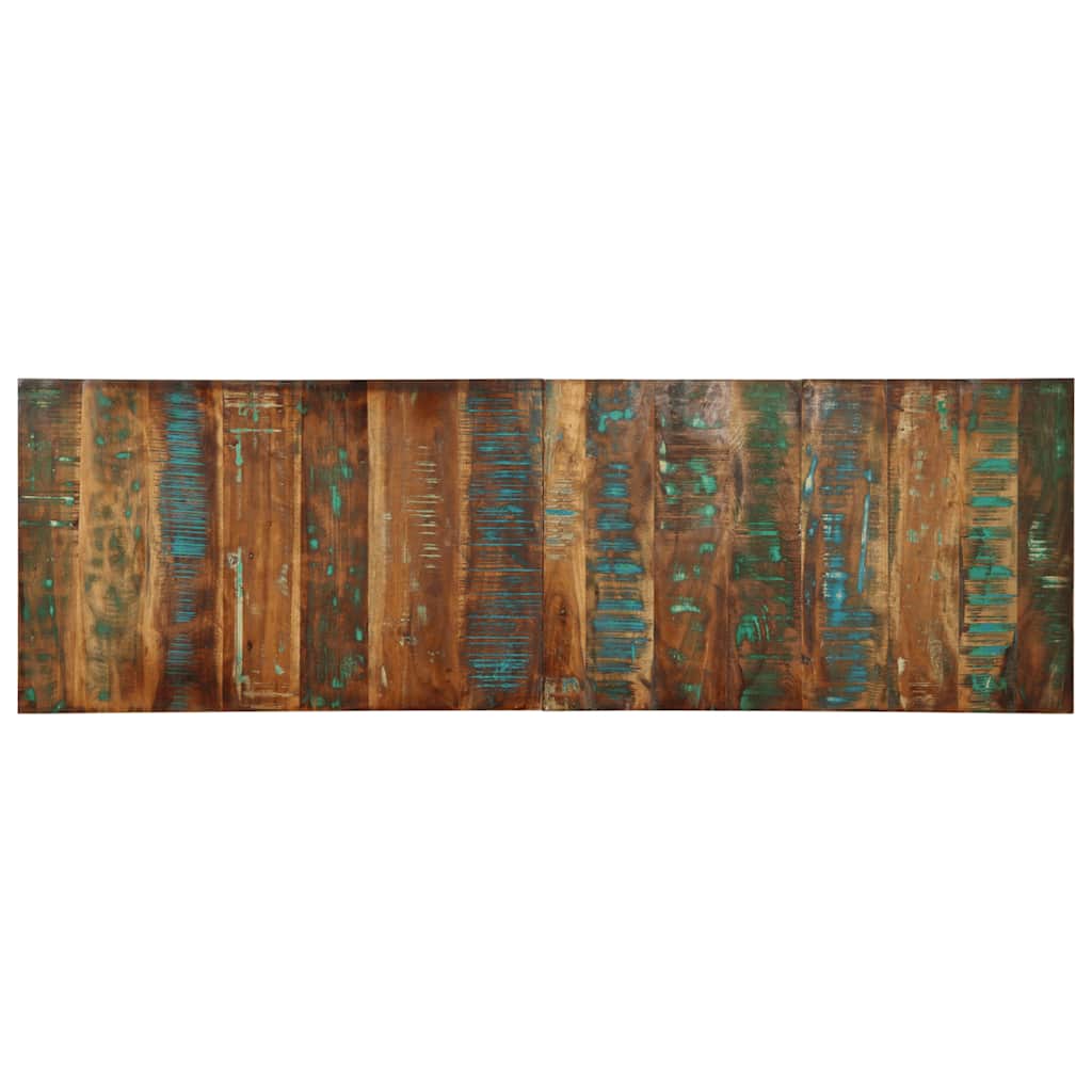 Tête de Lit en Bois Industriel Multicolore-bois de récupération massif-1-160 x 1.5 x 50 cm-La-Fabrique-Industrielle