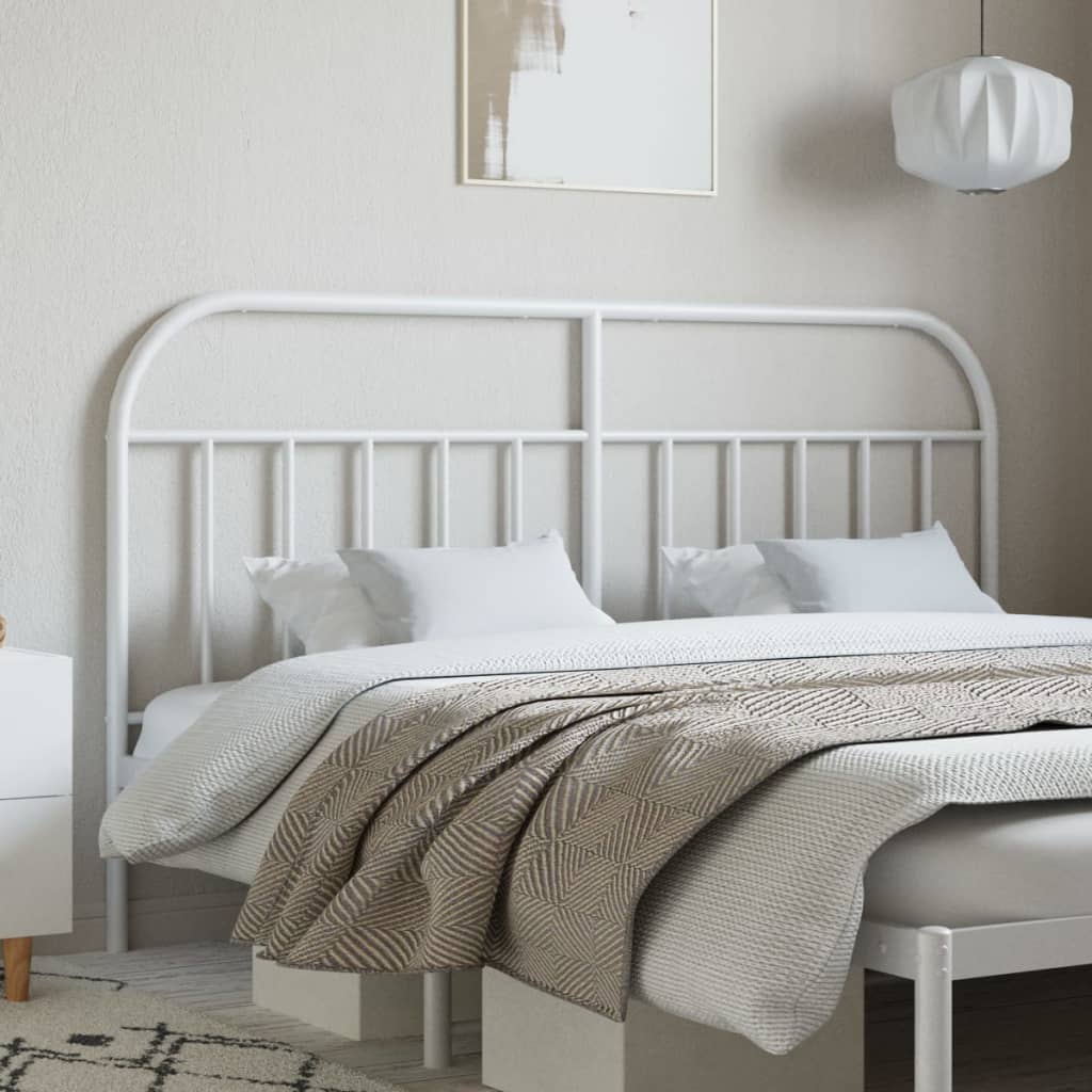 Tête de Lit en Métal Blanc Industriel-Blanc-1-160 cm-La-Fabrique-Industrielle