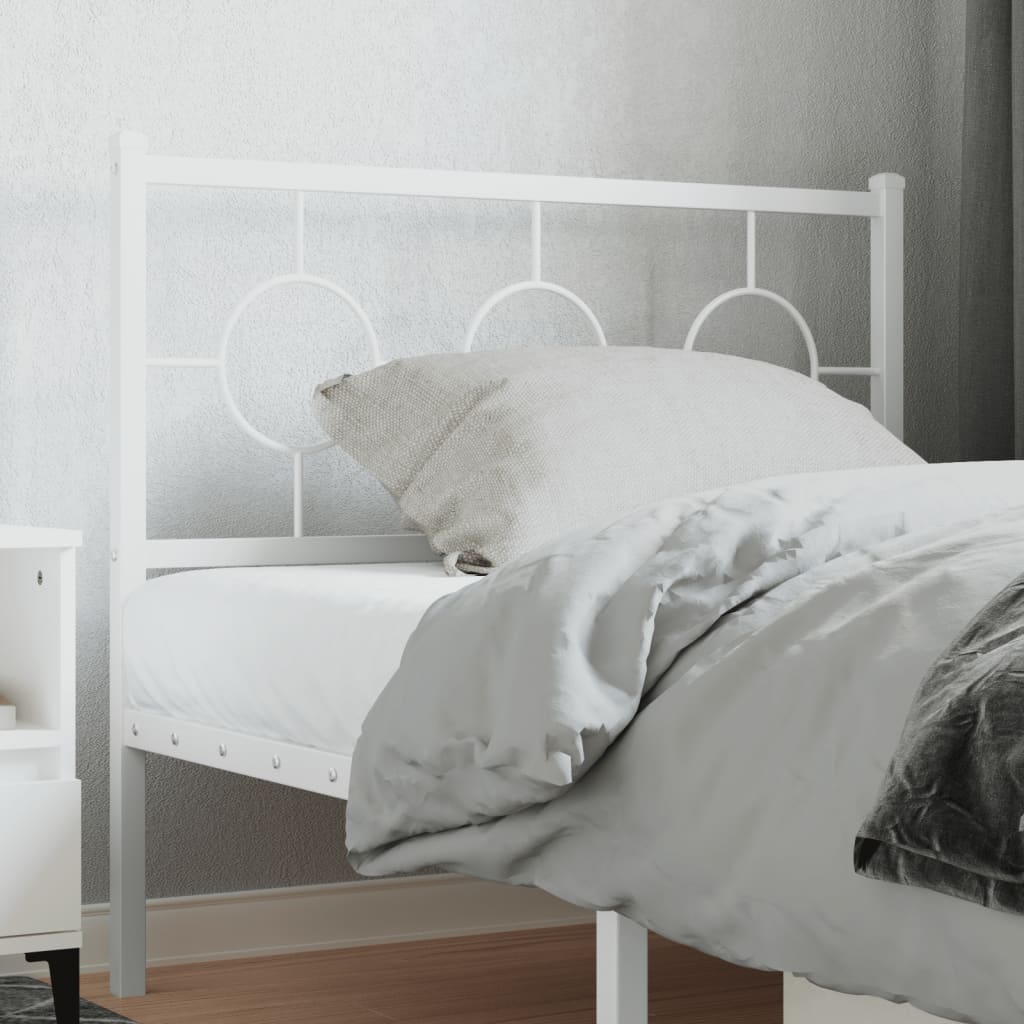 Tête de Lit en Métal Design Industriel-Blanc-1-100 cm-La-Fabrique-Industrielle