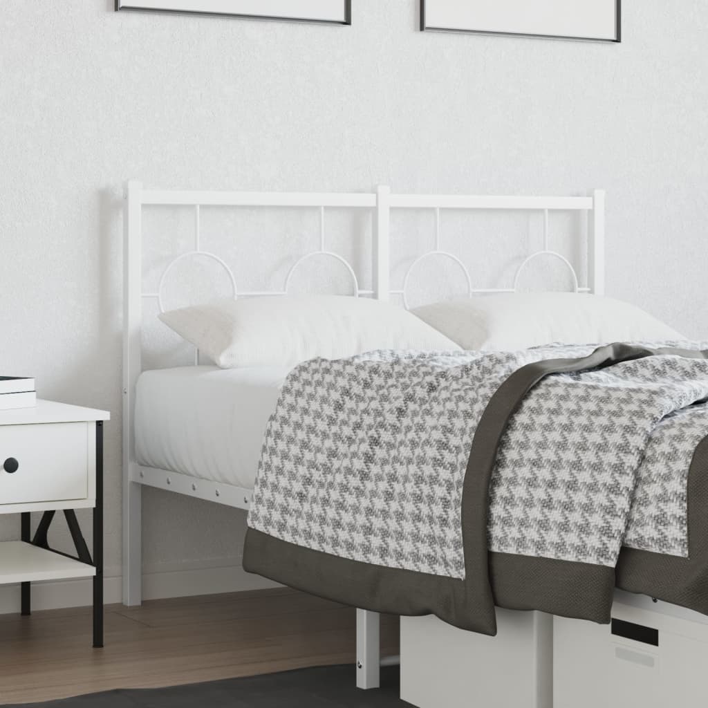 Tête de Lit en Métal Design Industriel-Blanc-1-120 cm-La-Fabrique-Industrielle
