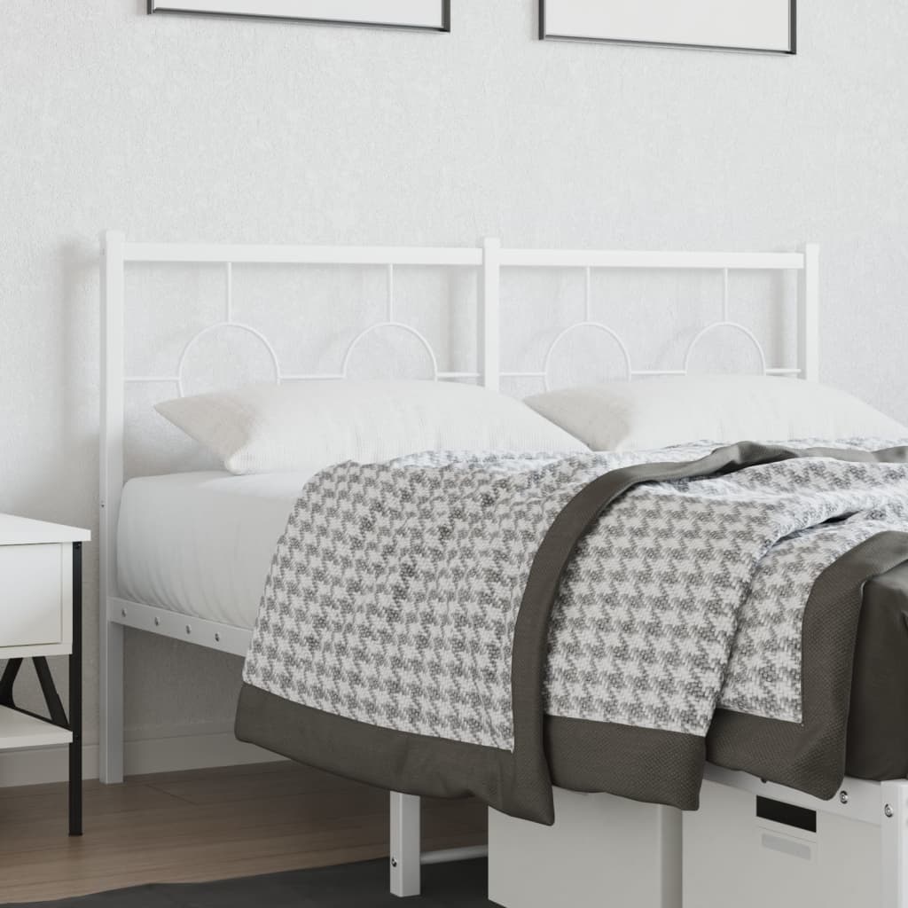 Tête de Lit en Métal Design Industriel-Blanc-1-135 cm-La-Fabrique-Industrielle