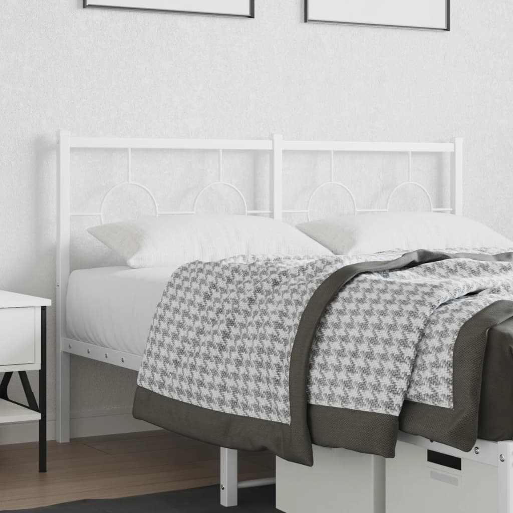 Tête de Lit en Métal Design Industriel-Blanc-1-140 cm-La-Fabrique-Industrielle