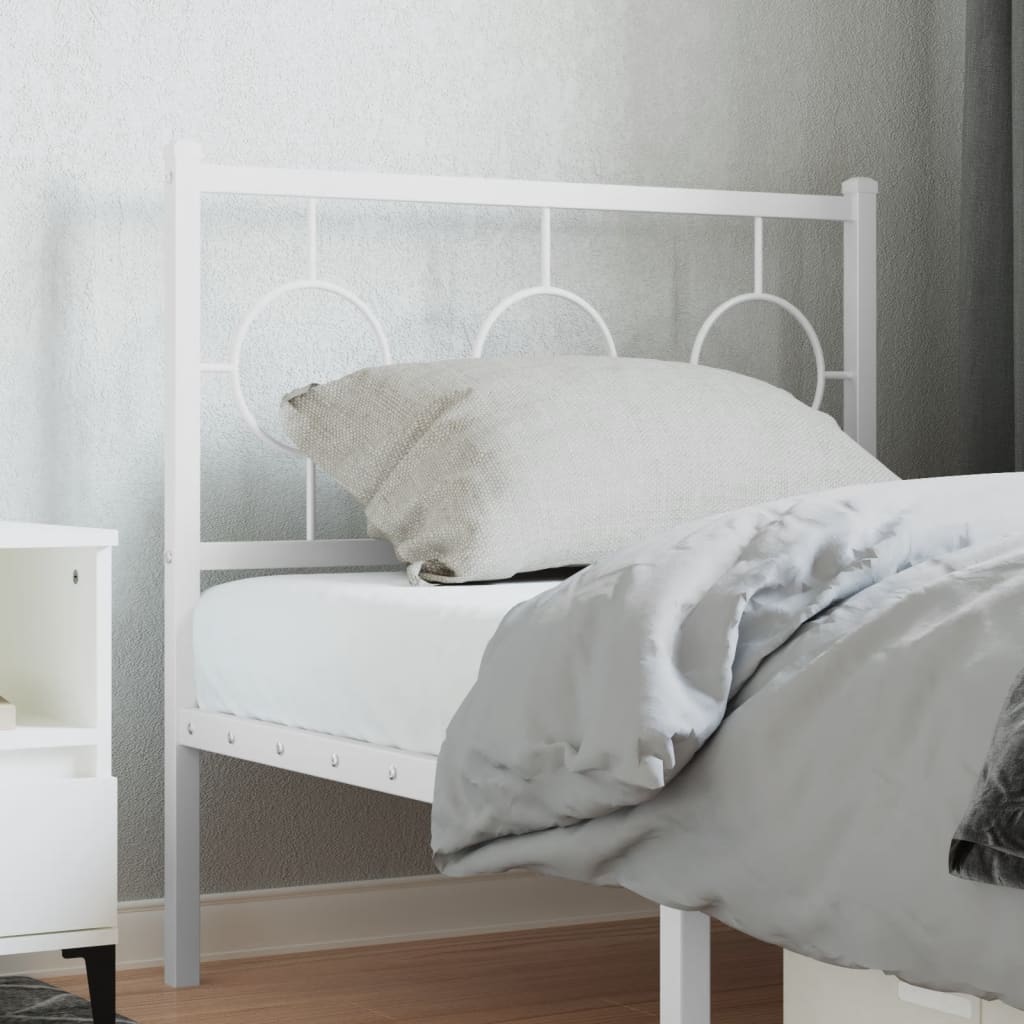 Tête de Lit en Métal Design Industriel-Blanc-1-90 cm-La-Fabrique-Industrielle