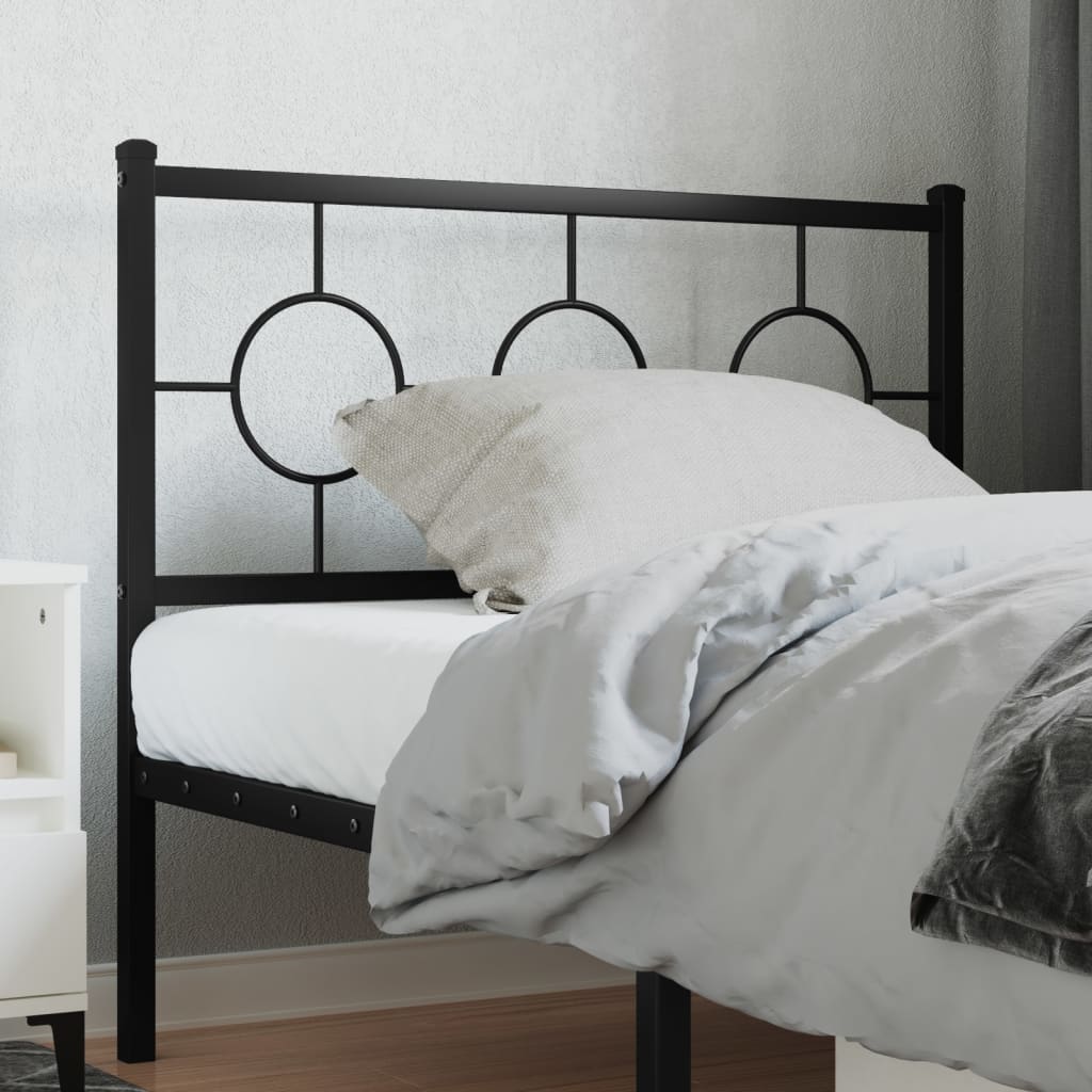 Tête de Lit en Métal Design Industriel-Noir-1-100 cm-La-Fabrique-Industrielle