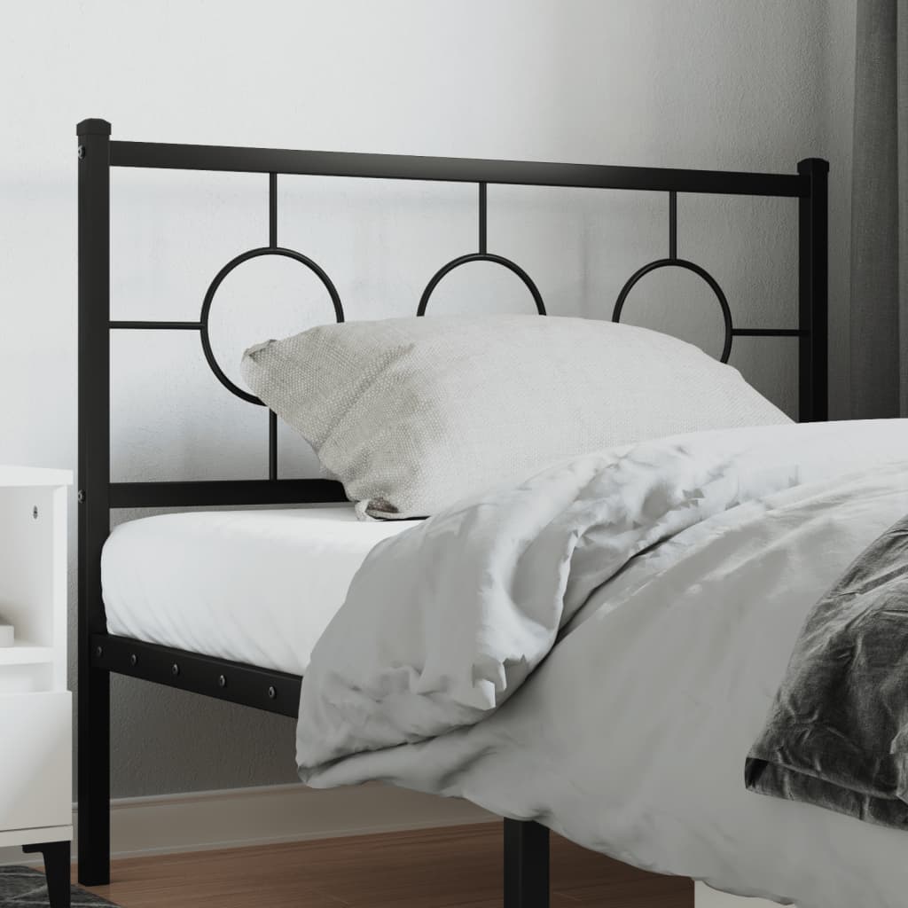 Tête de Lit en Métal Design Industriel-Noir-1-107 cm-La-Fabrique-Industrielle