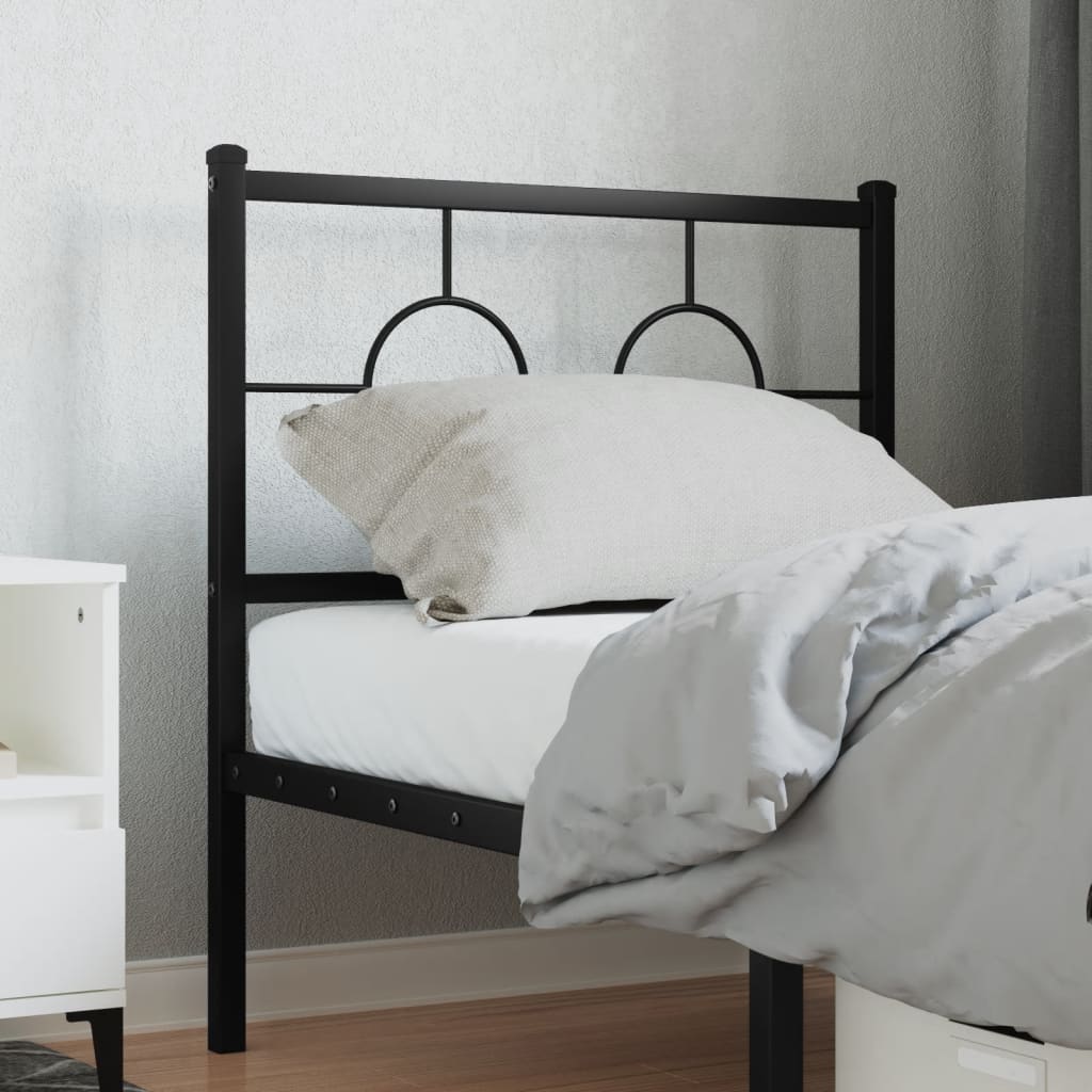 Tête de Lit en Métal Design Industriel-Noir-1-75 cm-La-Fabrique-Industrielle