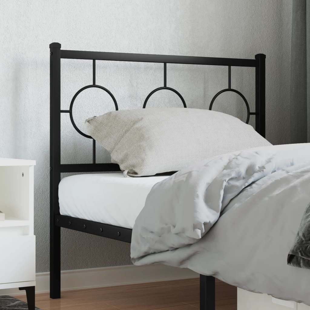 Tête de Lit en Métal Design Industriel-Noir-1-90 cm-La-Fabrique-Industrielle