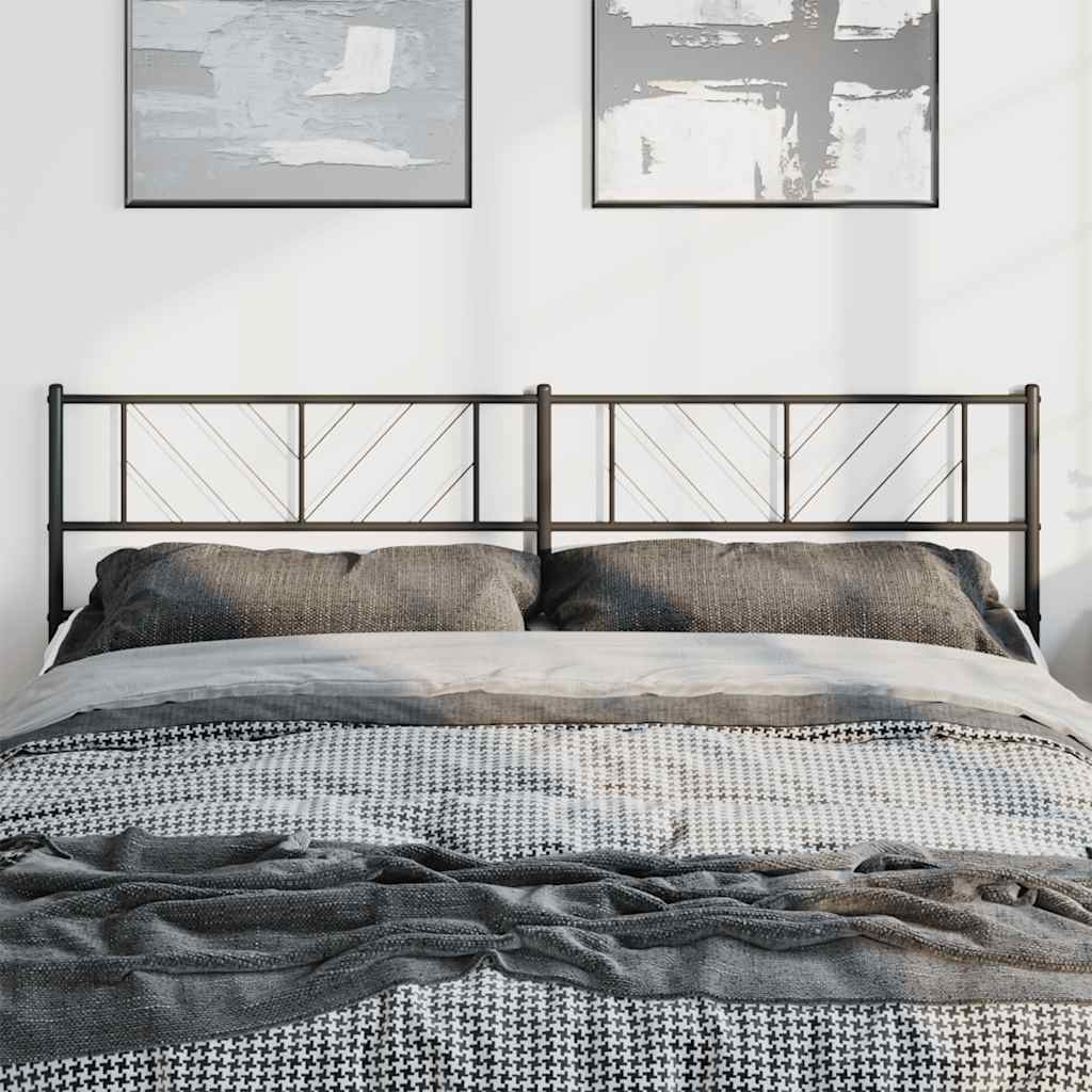 Tête de Lit en Métal Effet Industriel-Noir-1-180 cm-La-Fabrique-Industrielle
