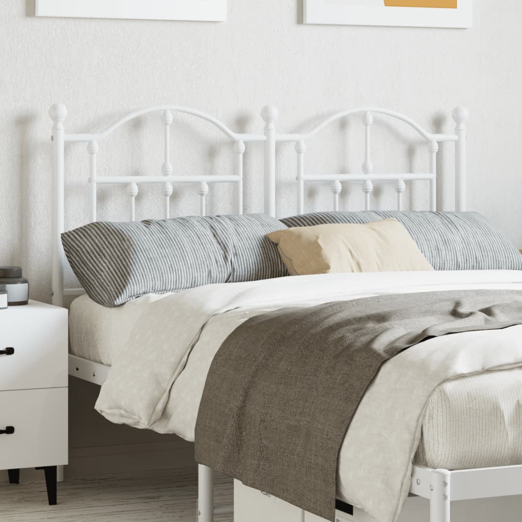 Tête de Lit en Métal Industriel 160 Cm-Blanc-1-120 cm-La-Fabrique-Industrielle