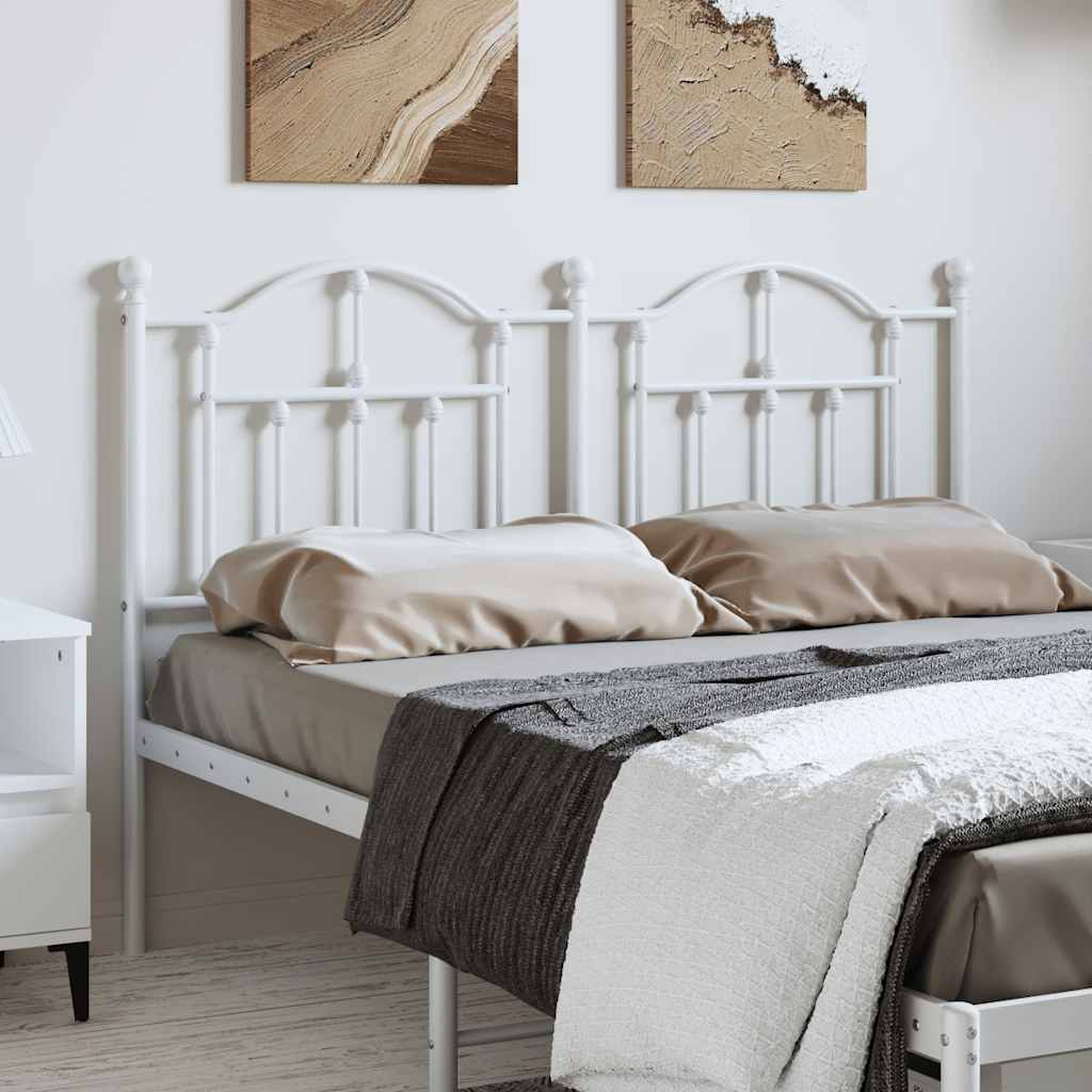 Tête de Lit en Métal Industriel 160 Cm-Blanc-1-150 cm-La-Fabrique-Industrielle