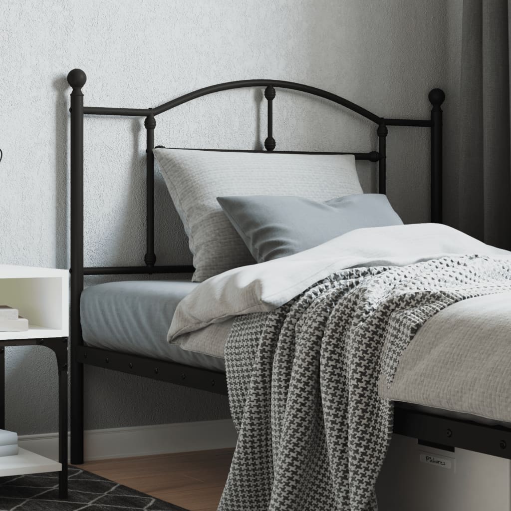 Tête de Lit en Métal Industriel 160 Cm-Noir-1-107 cm-La-Fabrique-Industrielle