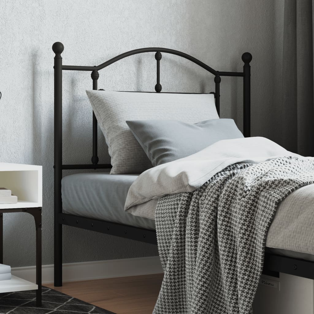 Tête de Lit en Métal Industriel 160 Cm-Noir-1-90 cm-La-Fabrique-Industrielle