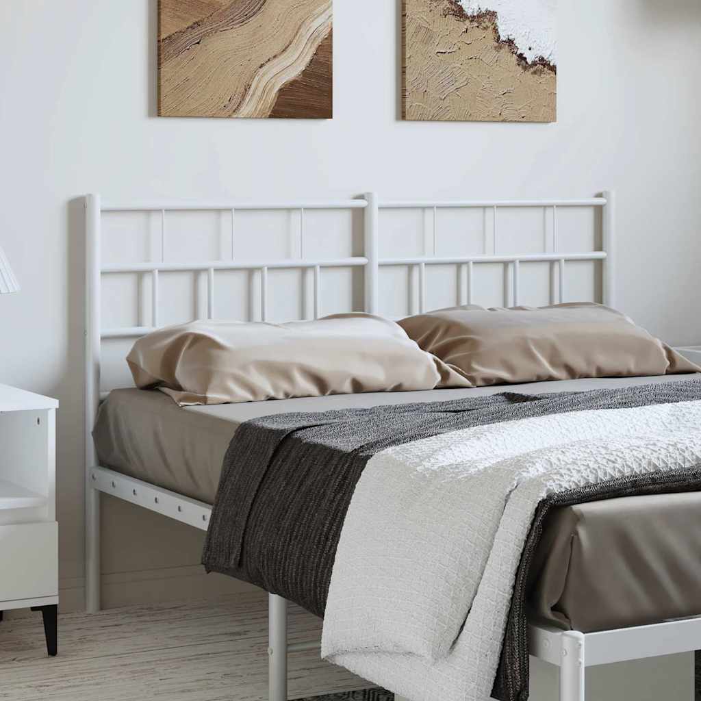 Tête de Lit en Métal Noir Industriel 160 Cm-Blanc-1-150 cm-La-Fabrique-Industrielle